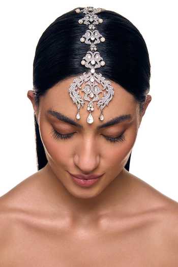 Raabta By Rahul Elise Zirconia Studded Maangtikka 