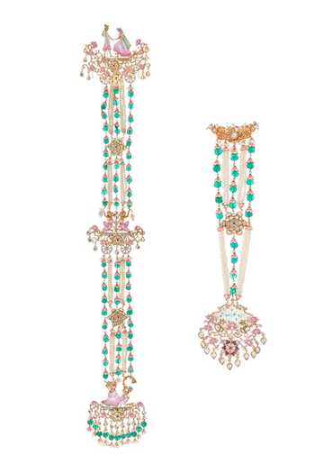 Raabta By Rahul Ruhani Embellished Tikka & Hair Accessory 