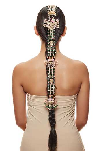 Raabta By Rahul Ruhani Embellished Tikka & Hair Accessory 
