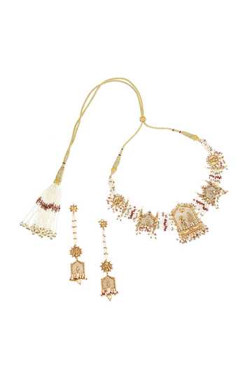 Raabta By Rahul Mahnaz Embellished Choker Set 
