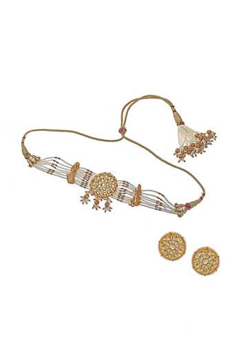 Raabta By Rahul Manana Embellished Necklace Set