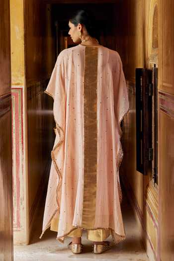 Preevin Vintage Blush Kaftan & Pant Set