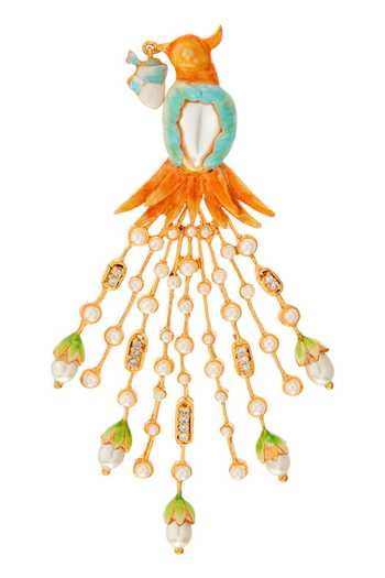 Raabta By Rahul Bird Of Paradise Brooch