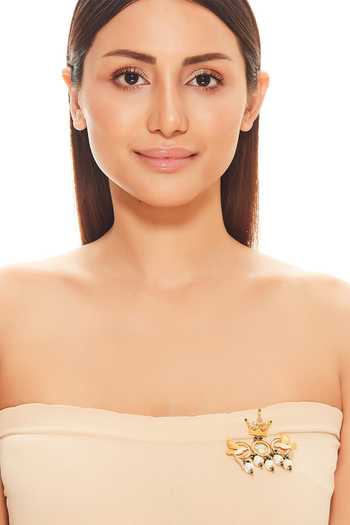 Raabta By Rahul Charlie Bird Motif Brooch 