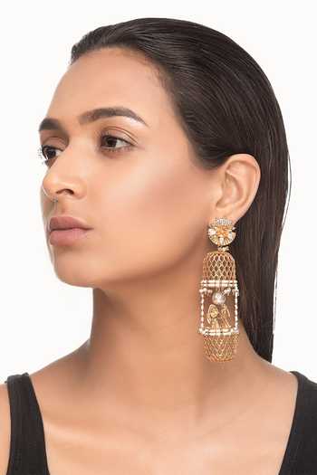 Raabta By Rahul Mahrukh Double Jhumki Earrings