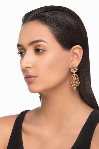 Raabta By Rahul Jyoti Diya Jhumka Earrings 