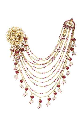 Raabta By Rahul Shennai & Tabla Stud Earrings With Suspenders 