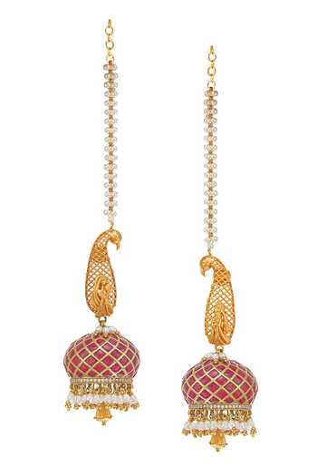 Raabta By Rahul Kalapi Embellished Jhumka Earrings