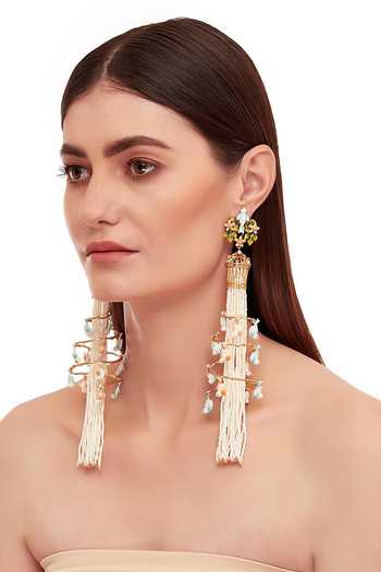 Raabta By Rahul Free Flying Birds Chandelier Earrings 