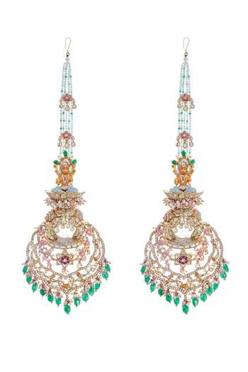 Raabta By Rahul Sayuj Chandbali Earrings 