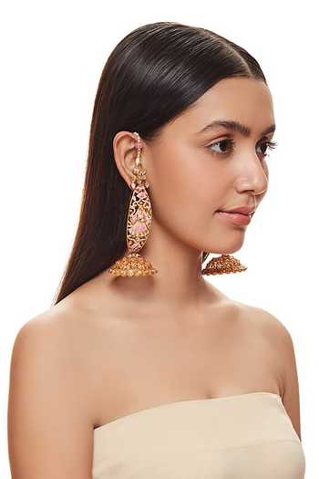 Raabta By Rahul Malka Bali Log Jhumka Earrings 