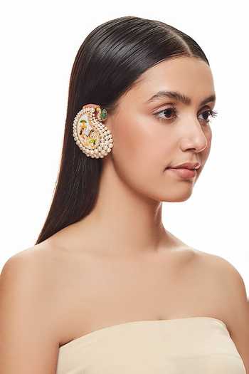 Raabta By Rahul Raasleela Meenakari Ear Cover Cuffs 