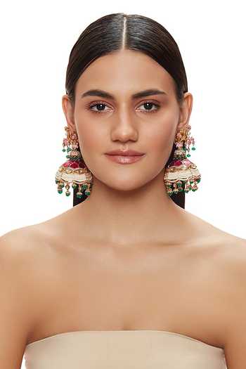 Raabta By Rahul Aahnik Embellished Apsaras Earrings 