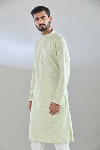 Arihant Rai Sinha Floral Embroidered Kurta Set 