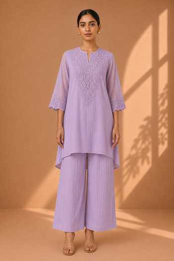 Vaaya Lace Work Kurta & Pant Set 