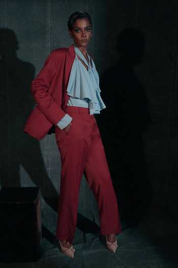 Nidhi Yasha Blaze Pure Wool Blazer Set 