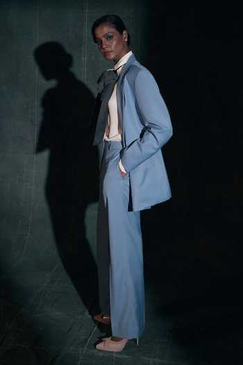 Nidhi Yasha Summer Pure Wool Blazer & Pant Set 