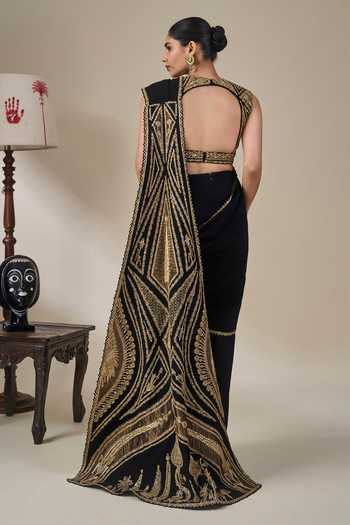 Masaba Sitara Sharbat Pre-Stitched Saree With Blouse