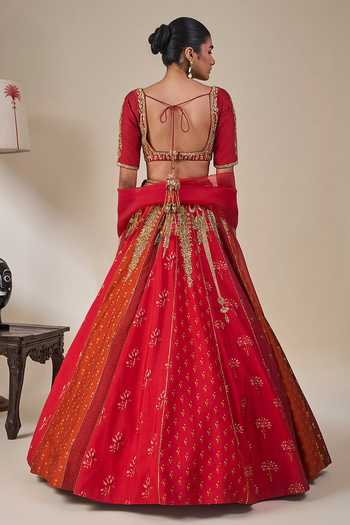 Masaba Rango Sa Jahan Embroidered Lehenga Set