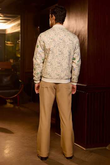 Asuka Eden Bloom Embroidered Bomber Jacket 