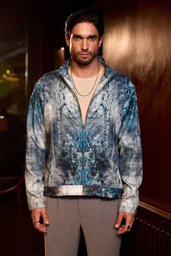 Asuka Frost Canopy Printed Bomber Jacket