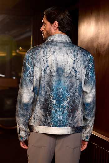 Asuka Frost Canopy Printed Bomber Jacket