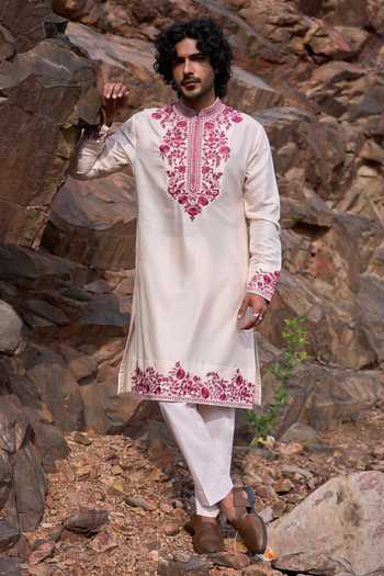 Anushree Reddy Daffodil Creeper Kurta Set