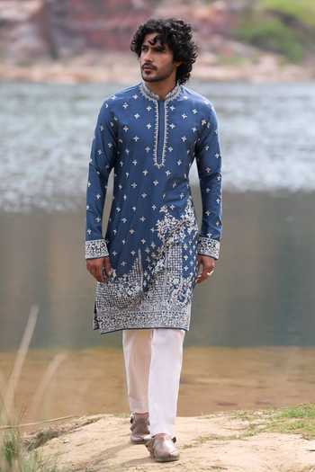 Anushree Reddy Thread Embroidered Kurta Set