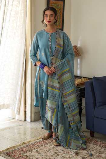 Swatti Kapoor Chitra Hand Block Print Kurta Set