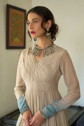 Swatti Kapoor Jini Ombre Anarkali With Rupali Churidar