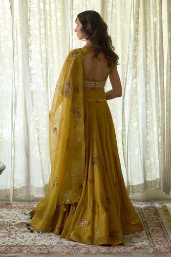 Swatti Kapoor Inder Hand Block Print Skirt Set