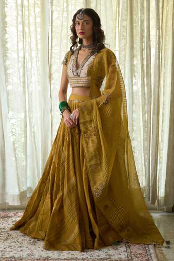 Swatti Kapoor Inder Hand Block Print Skirt Set