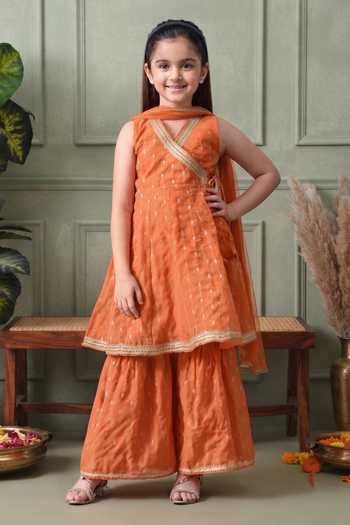 Petite Pomme Embroidered Kurta Set