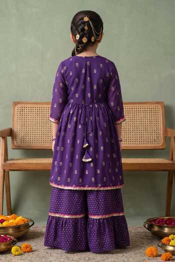 Petite Pomme Sequin Work Kurta Set