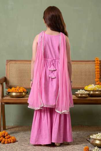 Petite Pomme Gathered Kurta Set