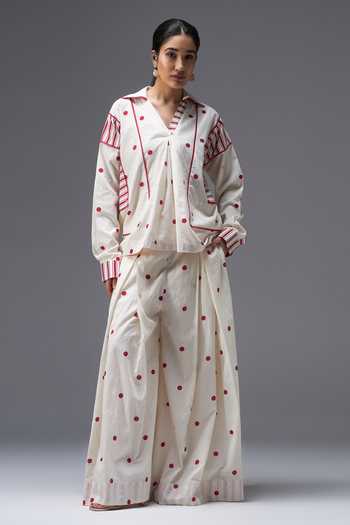 Aaroh By Dolly Hand Block Print Top & Pant Set 