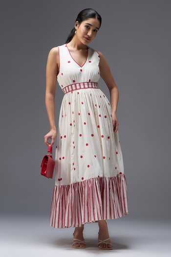Aaroh By Dolly Hand Block Print Dress 