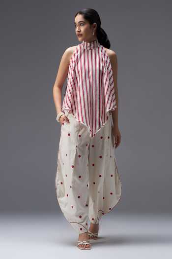 Aaroh By Dolly Hand Block Print Top & Pant Set 