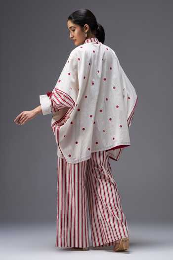 Aaroh By Dolly Hand Block Print Kaftan & Palazzo Set 