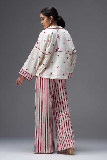 Aaroh By Dolly Hand Block Print Top & Pant Set 