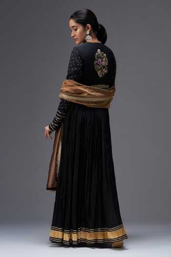 Aaroh By Dolly Regal Reverie Anarkali Jacket Set 