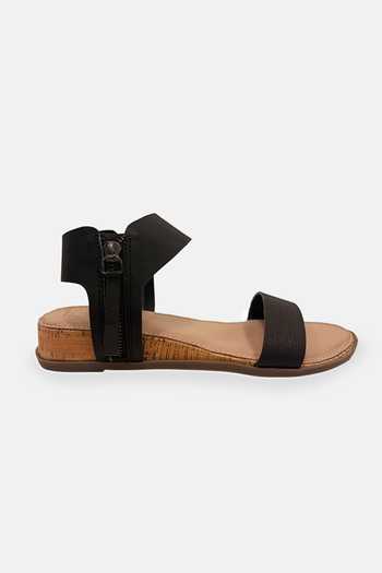 Heel Your Sole Black Nox Flats Online at Aza Fashions Heel Your Sole_Black Nox Flats _Online_at_Aza_Fashions