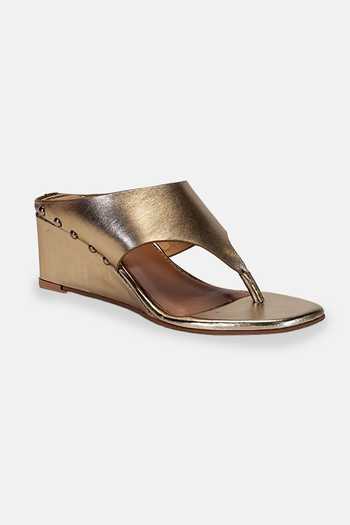 Buy Heel Your Sole Gold Tia Metallic Wedges Online at Aza Fashions Buy_Heel Your Sole_Gold Tia Metallic Wedges _Online_at_Aza_Fashions