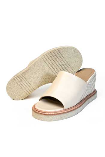 Heel Your Sole Ivory Vinza Butter Wedges at Aza Fashions Heel Your Sole_Ivory Vinza Butter Wedges _at_Aza_Fashions
