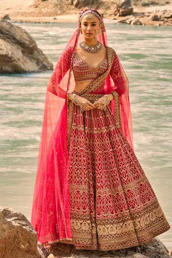 Nitika Gujral Regalia Jaali Bridal Lehenga Set