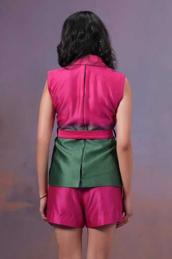 Ananya Agrawal Label Rangeen Hand Dyed Vest 
