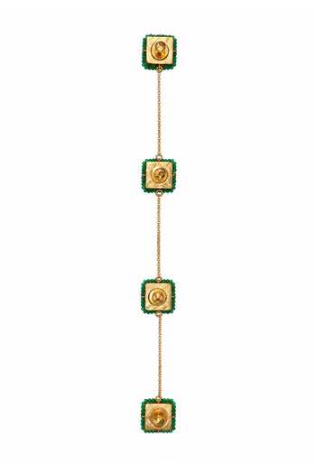 Joules by Radhika Nirvani Embellished 4 Pcs Buttons With Chain 
