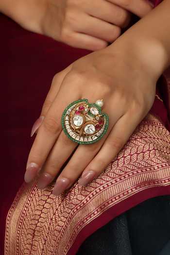 Joules by Radhika Saanvi Embellished Ring
