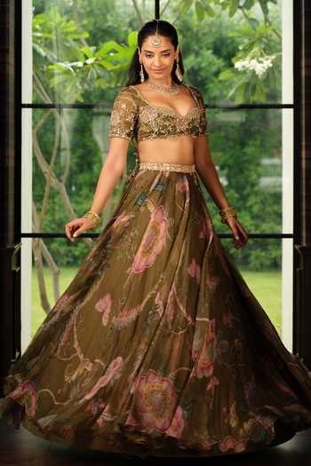 Mahima Mahajan Neha Printed Lehenga Set 