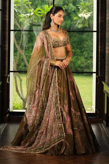 Mahima Mahajan Neha Printed Lehenga Set 